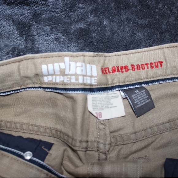 Urban Pipline Boys 18 Tan/Khaki Jeans - Picture 2 of 5